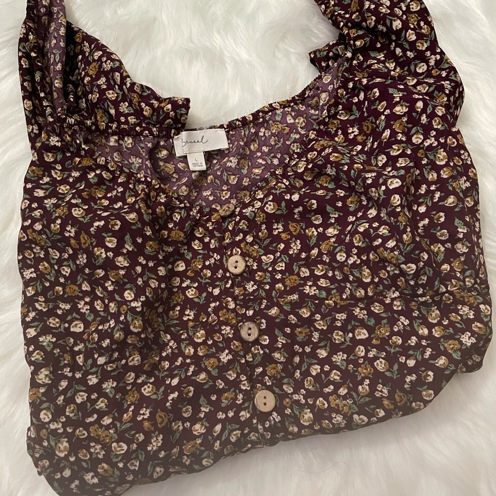 Floral Crop Top